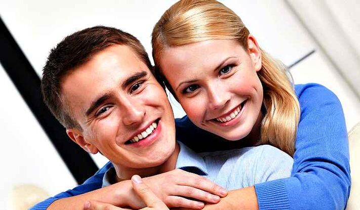 Men are happy with a woman